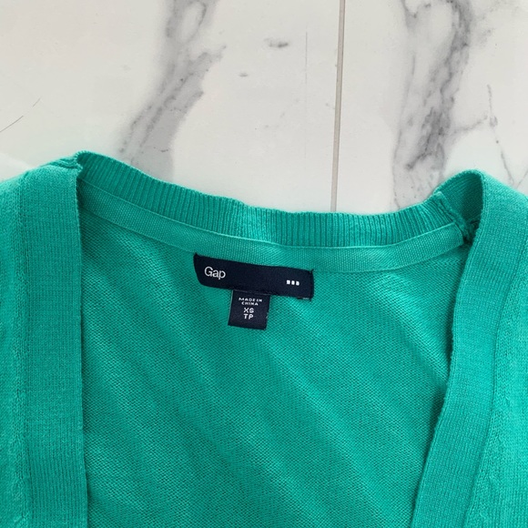 Gap Teal Cardigan - Picture 2 of 2